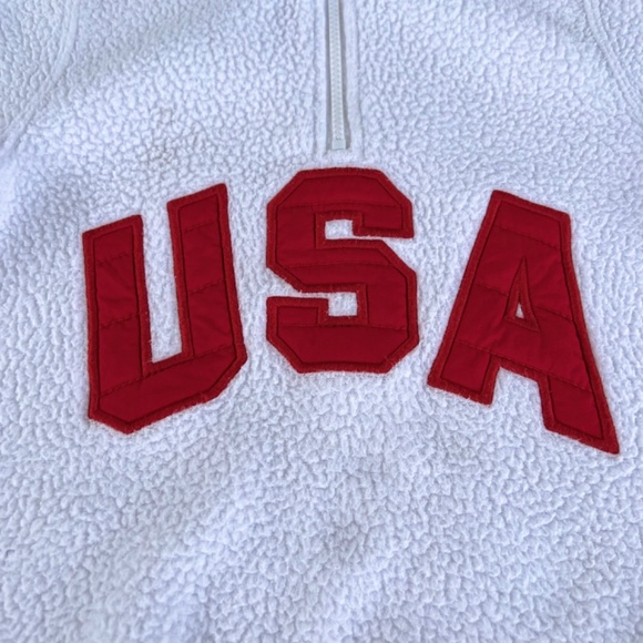 Polo Ralph Lauren x Team USA Team USA 2022 Boy's Size 7 Pile Fleece Pullover - Picture 11 of 14